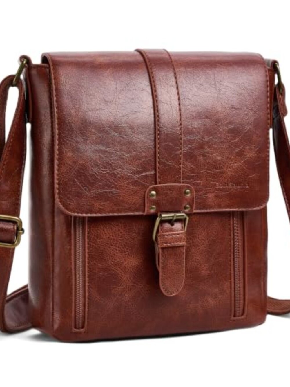 Leather Crossbody Purse for Women Adjustable Strap Shoulder Handbag